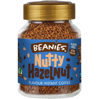 Beanies ochucená instantní káva Nutty Hazelnut 50 g – Zboží Dáma