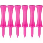 GOLFSHOP4YOU Tee 6cm 20ks Růžové – Sleviste.cz
