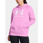 Under Armour dámská mikina UA RIVAL FLEECE BIG LOGO HDY 1379501-638 Růžový – Zboží Dáma