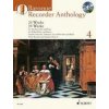 Noty a zpěvník Baroque Recorder Anthology 4 + CD treble