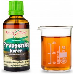 Bylinné kapky Prvosenka petrklíč kořen tinktura 50 ml