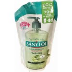 Sanytol Zelený čaj & Aloe Vera dezinfekční hydratující mýdlo na ruce náhradní náplň 500 ml – Zboží Mobilmania