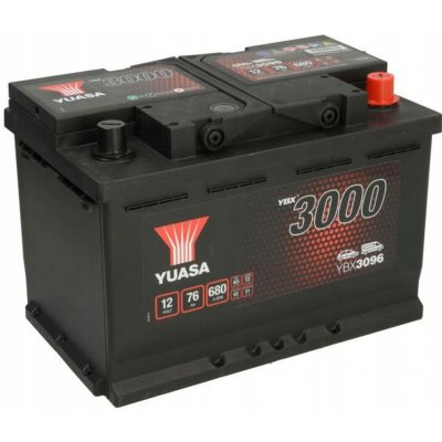 Yuasa YBX3000 12V 75Ah 650A YBX3096 – Zboží Mobilmania
