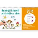 Kalendář Nejmilejší pro babičku a dědu Kopřivová Monika 2018