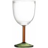 Sklenice Bloomingville Sklenice na víno Martine Green Glass multi barva sklo 220 ml