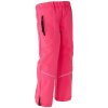 Dětské rifle softshellové nepromokavé kalhoty podšité fleecem růžová