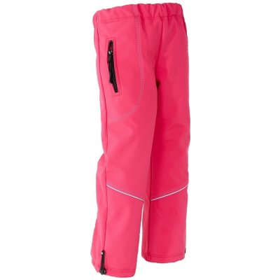 softshellové nepromokavé kalhoty podšité fleecem růžová – Zboží Mobilmania