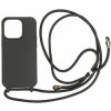 Pouzdro a kryt na mobilní telefon Apple Mobile Origin Lanyard Case Black iPhone 14 Pro LYC-S-BLK-14PRO