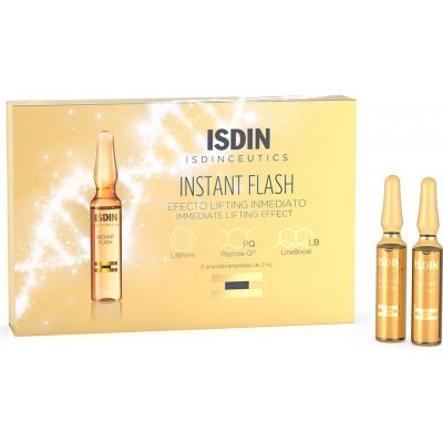 ISDIN Isdinceutics Instant Flash okamžite liftingové sérum na tvár 5 x 2 ml