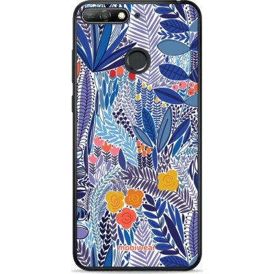 Pouzdro Mobiwear Glossy Huawei Y6 Prime 2018 - G037G - Modrá květena – Hledejceny.cz