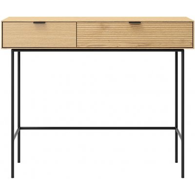 Somcasa Tulsa toaletní stolek 100 x 35 cm dubový – Hledejceny.cz