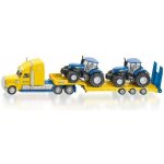 Siku 1805 Tahač s vlekem 2 traktory New Holland 1:87 – Zboží Dáma