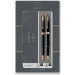 Parker Sonnet Matte Black GT Duo Set 2093371 – Hledejceny.cz