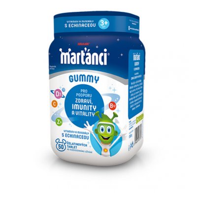 Walmark Marťánci Gummy echinacea 50 + 20 tablet – Hledejceny.cz