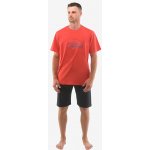 Gina 79116 pánské pyžamo krátké červeno šedé – Hledejceny.cz