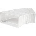 Vents Koleno pro čtyřhranné potrubí vodorovné 204x60 mm PVC – Hledejceny.cz
