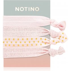 Notino Pastel Collection Hair elastics gumičky do vlasů Pink 4 ks