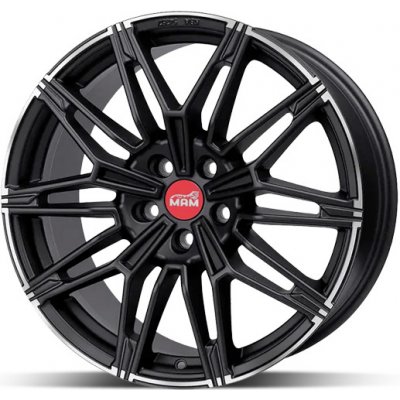 MAM B3N 8,5x19 5x112 ET30 black matt polished – Hledejceny.cz