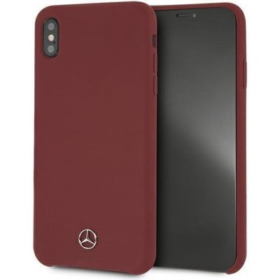 Pouzdro Mercedes MEHCI65SILRE iPhone Xs Max ochranné Silicone Line červené – Zboží Mobilmania