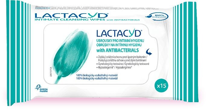 Lactacyd ubrousky Antibakteriální 15 ks od 54 Kč - Heureka.cz