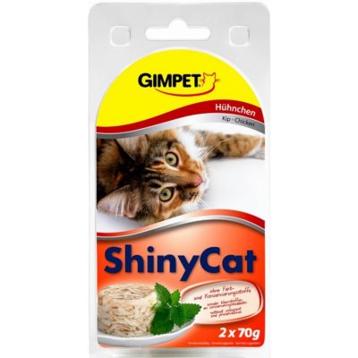 GimCat Shiny Cat kuře 2 x 70 g – Zboží Mobilmania