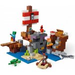 LEGO® Minecraft® 21152 Dobrodružství pirátské lodi – Zbozi.Blesk.cz