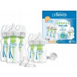 Dr. Brown´s sada 5 lahví Options + široké hrdlo novorozenecká plast WB09600 – Zboží Dáma Dr. Brown´s sada 5 lahví Options + široké hrdlo novorozenecká plast WB09600 – Zboží Dáma