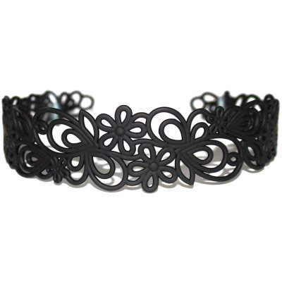 Vyřezávaná čelenka do vlasů černá – Zboží Dáma
