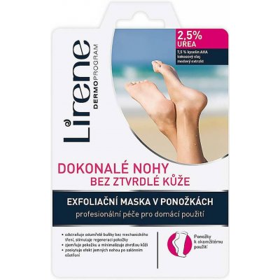 Lirene Maska exfoliační na nohy 2,5% urea – Hledejceny.cz