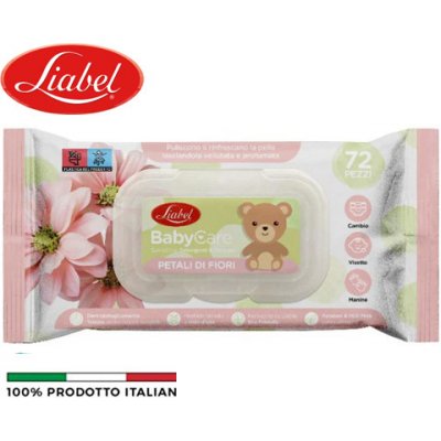 LIABEL BABY CARE Dětské vlhčené ubrousky PETALI DI FIORI 72 ks – Hledejceny.cz