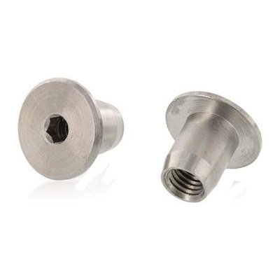 Matice spojovací, plochá hlava M6x15, nerez 1.4305 – Sleviste.cz