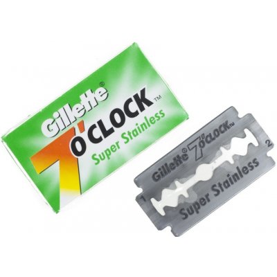 Gillette 7 O'Clock Super Stainless 5 ks – Hledejceny.cz