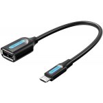 Vention Micro USB (M) to USB (F) OTG Cable 0.15m Black PVC Type CCUBB – Zbozi.Blesk.cz