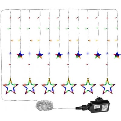 Voltronic Vánoční dekorace svítící hvězdy 150 LED barevná M59574 – Zboží Dáma