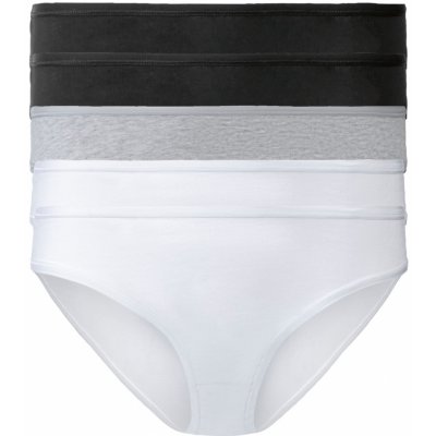 ESMARA Dámské kalhotky 5 kusů černá šedá bílá – Zboží Mobilmania