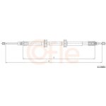 Tažné lanko, parkovací brzda COFLE 11.6681 | Zboží Auto