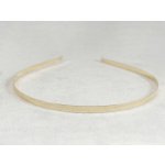 Úzká kovová čelenka do vlasů Barva: zlatá - šířka 0,3 cm – Zboží Dáma