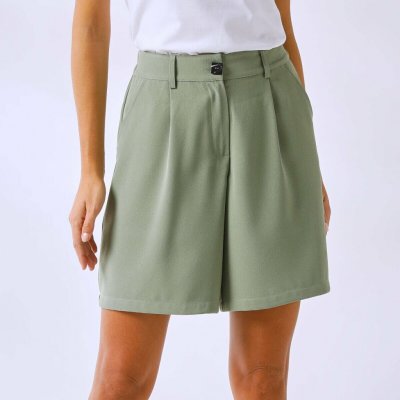 Splývavé široké šortky khaki – Zbozi.Blesk.cz