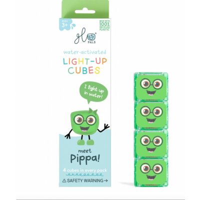 Glo Pals Hračky do koupele Světelné kostky Pippa – Zboží Mobilmania