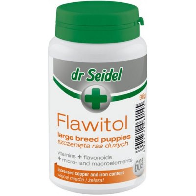 Dr. Seidla Flawitol pro štěňata velkých plemen 60 tbl – Hledejceny.cz