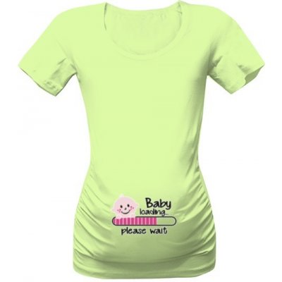 Tričko s potiskem loading dámské limetková – Zbozi.Blesk.cz