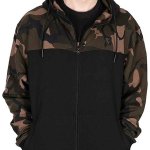 Fox LW Black Camo Split Zip Hoody mikina – Sleviste.cz