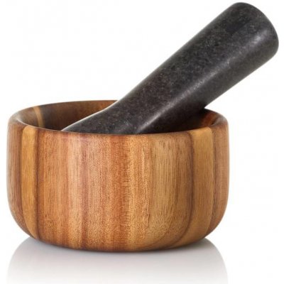 Adhoc Hmoždíř Taru, dřevo akácie/žula 11 cm – Zboží Mobilmania