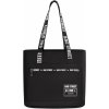 Kabelka Bag street dámská městská taška sportovní velká taška prostorná shopper taška s popruhy s potiskem černá