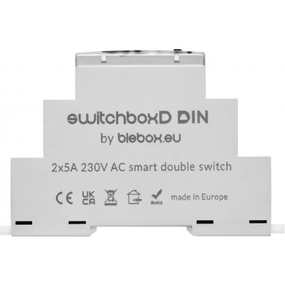SwitchboxD Din - 2-kanálové WiFi relé | Zboží Auto