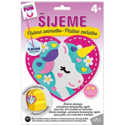 ARGUS Kreativní tvoření šijeme plstěné zvířátko jednorožec II. 19110021 – Hledejceny.cz