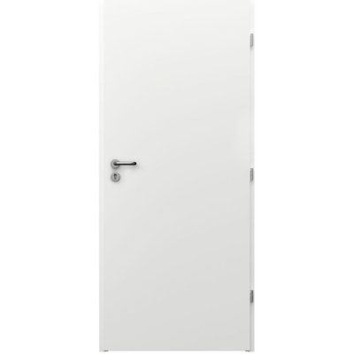 Porta doors ZK Plechové dveře pozinkované lakované bílé plné pravé 90 x 197 cm SCWP0PMP09LBM0SP3KH000 – Zboží Mobilmania