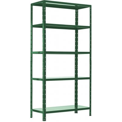 Trestles Regál Limited RP5 1800 x 900 x 400 5 polic zelený RP5NF-40-5-6000 – Zboží Mobilmania
