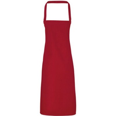 Premier Workwear Zástěra s laclem z biobavlny bez kapsy PR102 Burgundy Pantone 216 60x87cm – Hledejceny.cz