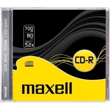 Maxell CD-R 700MB 52x, jewel, 1ks (624826)